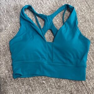 Buffbunny teal strappy sports bra